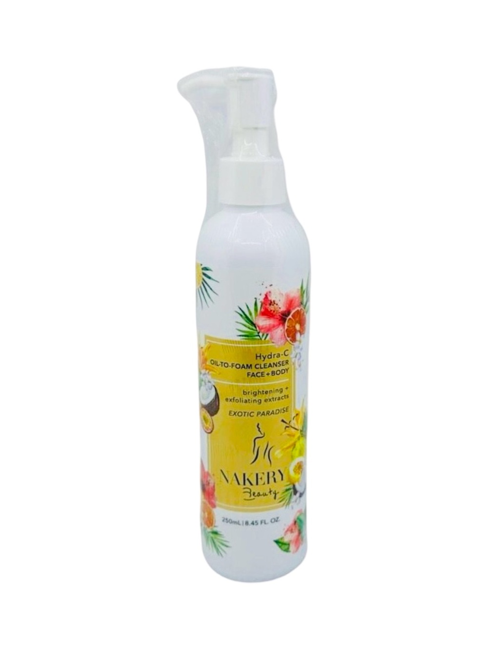 Nakery Beauty Exotic Paradise Hydra-C Oil-to-Foam Cleanser - 8.45 fl oz / 250 ml